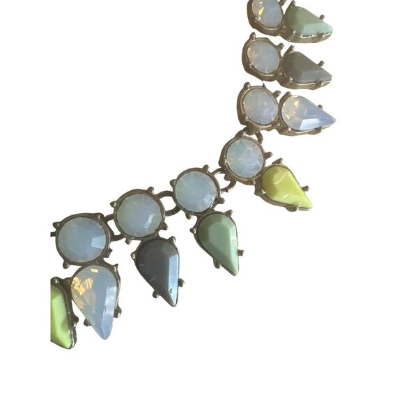 J.Crew Multi-Color Teardrop Necklace With Crystal Accents - Picture 2 of 3